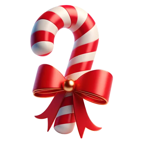 Candy Cane  3D Icon