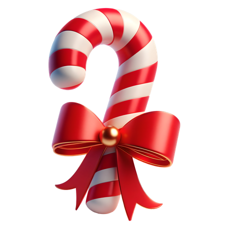 Candy Cane  3D Icon