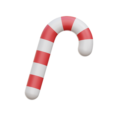 Candy Cane  3D Icon