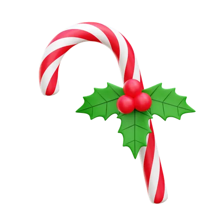 Candy Cane  3D Icon