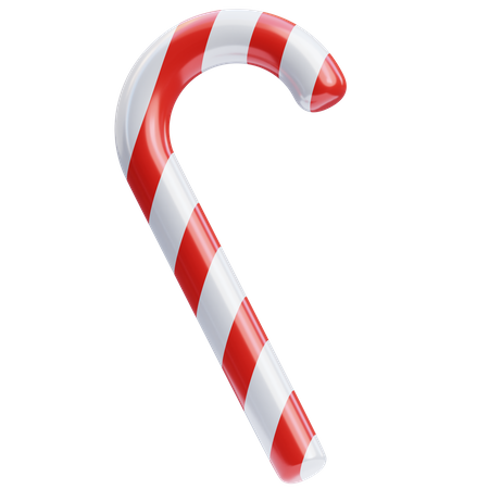 Candy Cane  3D Icon