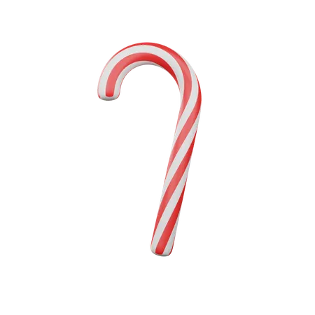 Candy Cane  3D Icon