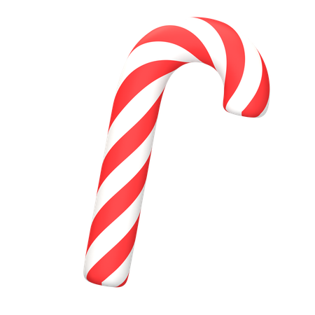 Candy Cane  3D Icon