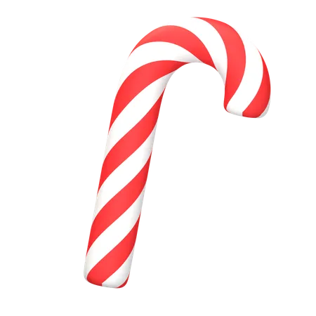 Candy Cane  3D Icon