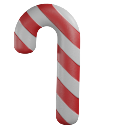 Candy Cane  3D Icon