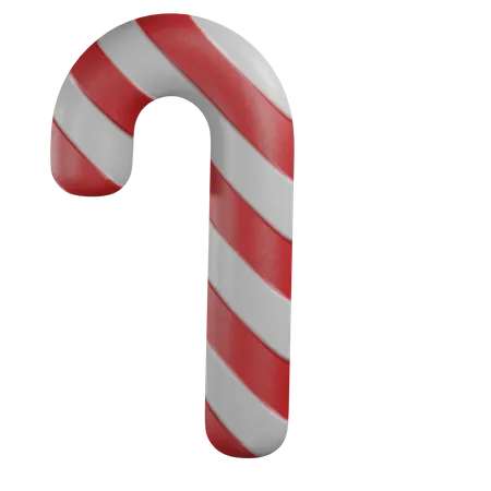 Candy Cane  3D Icon