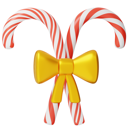 Candy Cane  3D Icon