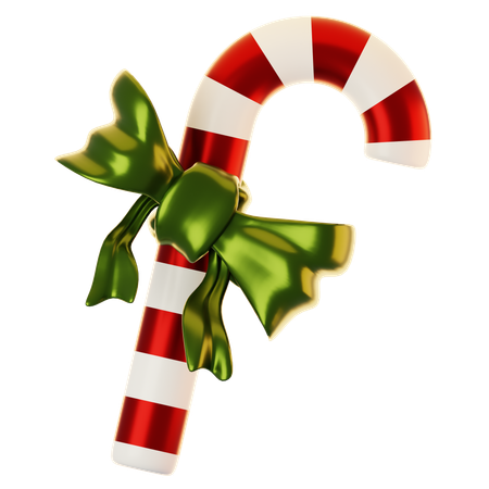 Candy cane  3D Icon