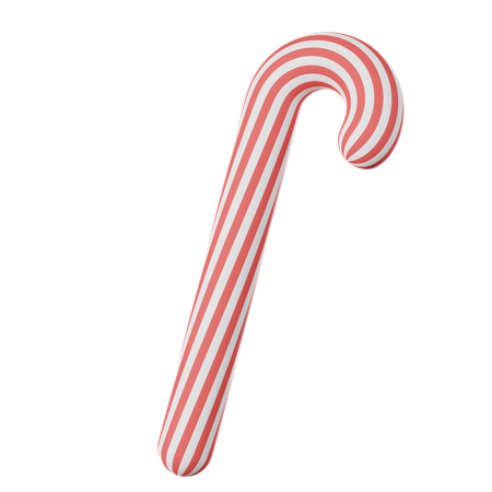 Candy Cane  3D Icon