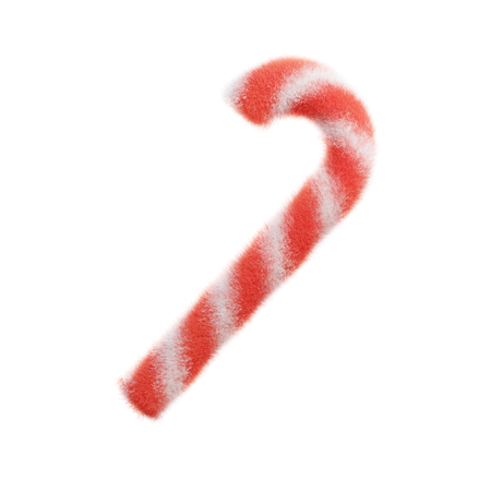 Candy Cane  3D Icon