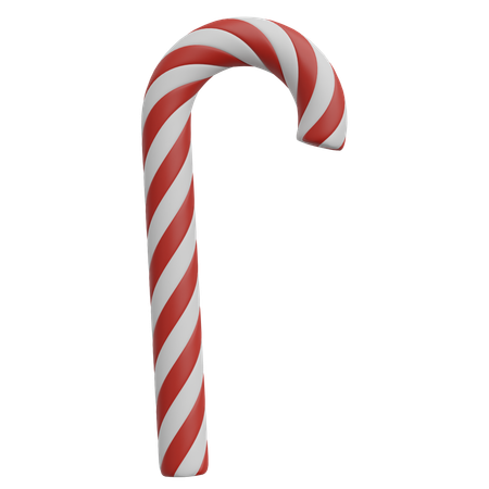 Candy Cane  3D Icon