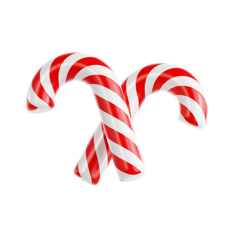 Candy Cane  3D Icon