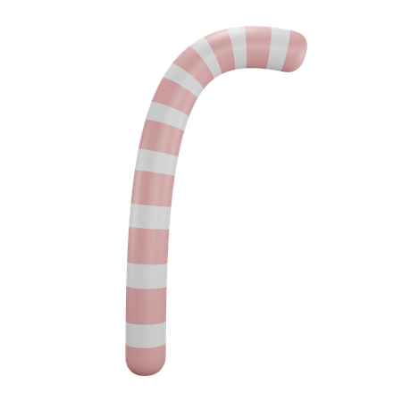 Candy Cane  3D Icon