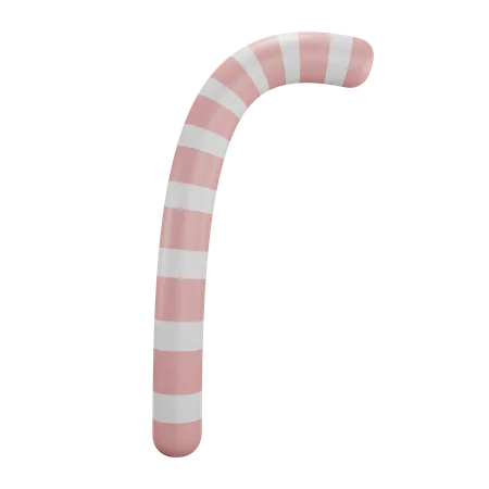 Candy Cane  3D Icon