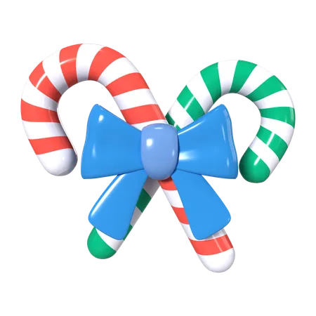 Candy Cane  3D Icon