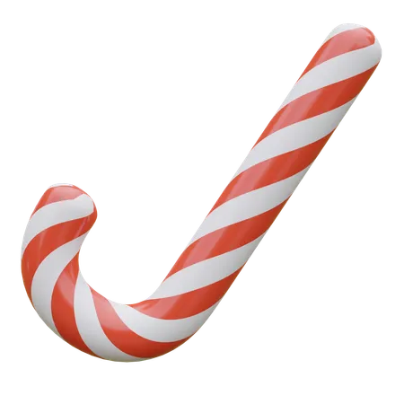 Candy cane  3D Icon