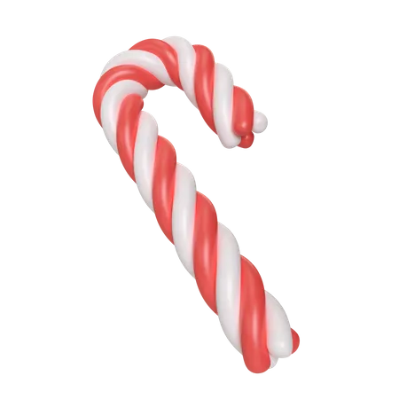 Candy Cane  3D Icon