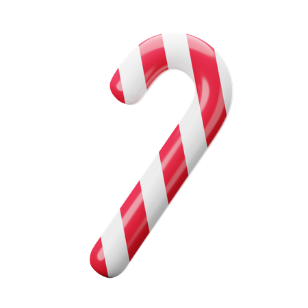 Candy Cane  3D Icon