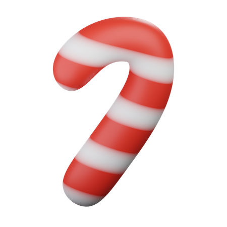 Candy Cane  3D Icon