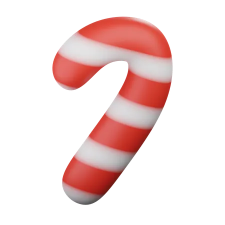 Candy Cane  3D Icon