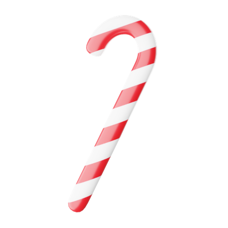 Candy cane  3D Icon