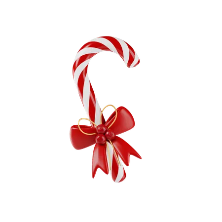 Candy Cane  3D Icon