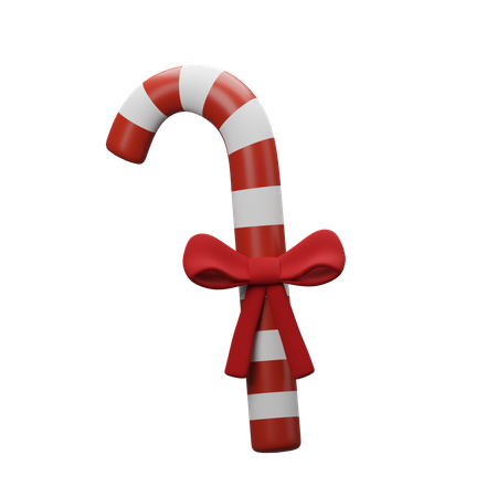 Candy Cane  3D Icon