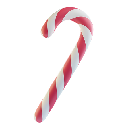 Candy Cane  3D Icon