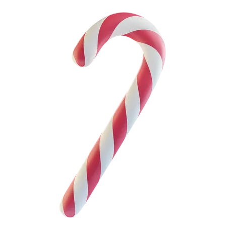 Candy Cane  3D Icon