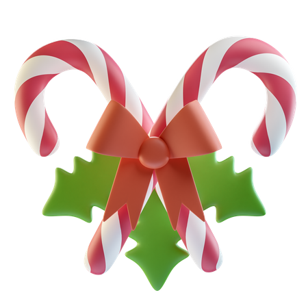 Candy Cane  3D Icon