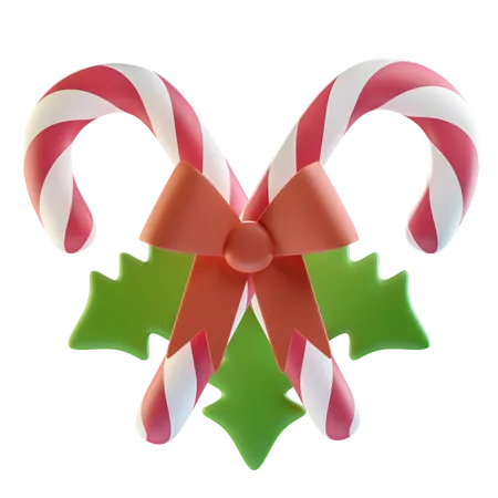 Candy Cane  3D Icon