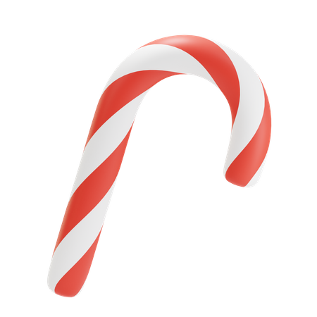 Candy Cane  3D Icon