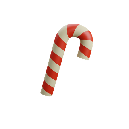 Candy Cane  3D Icon