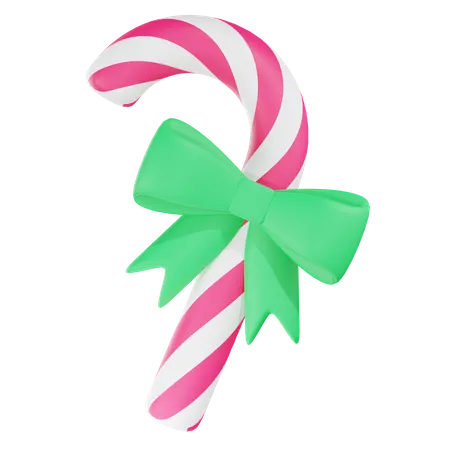 Candy Cane  3D Icon