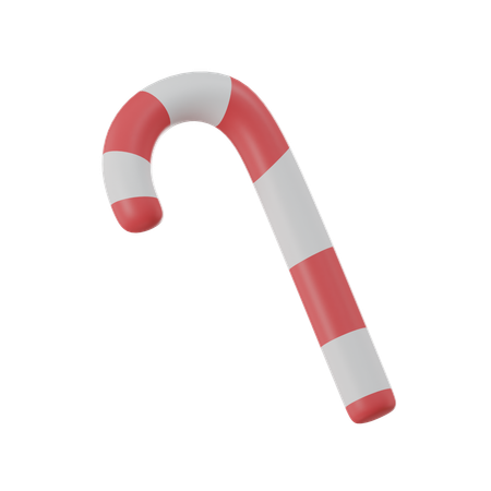 Candy Cane  3D Icon