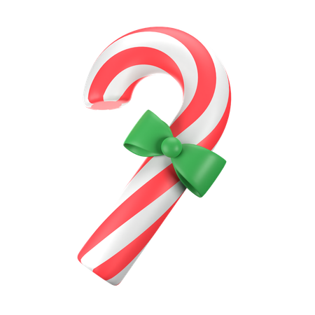 Candy Cane  3D Icon