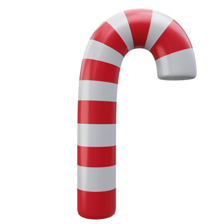 Candy Cane  3D Icon