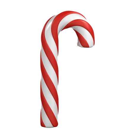 Candy Cane  3D Icon