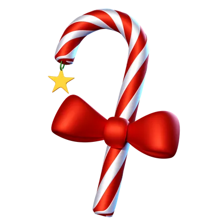 Candy Cane  3D Icon