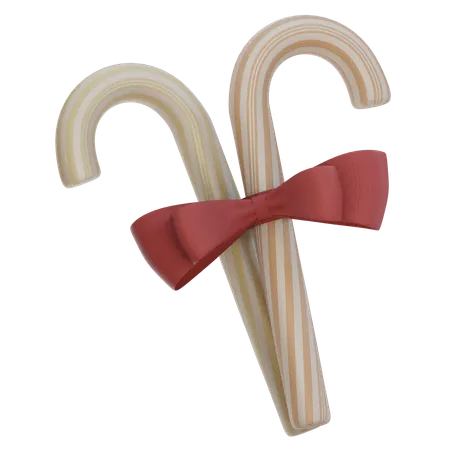 Candy Cane  3D Icon