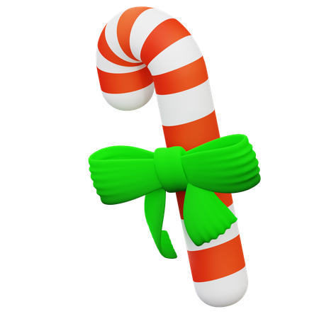 Candy Cane  3D Icon