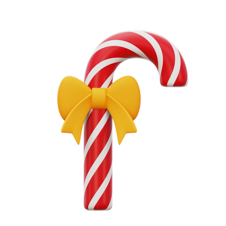 Candy Cane  3D Icon