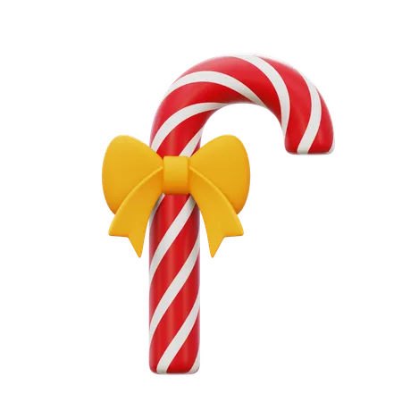 Candy Cane  3D Icon