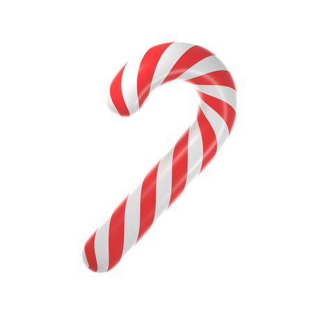 Candy Cane  3D Icon