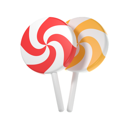 Candy Cane  3D Icon