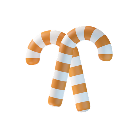 Candy Cane  3D Icon