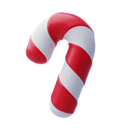 Candy Cane  3D Icon