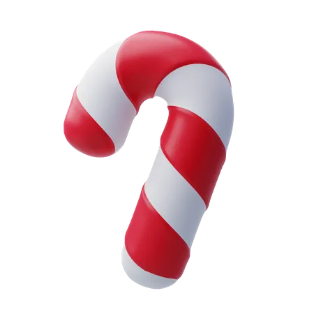 Candy Cane  3D Icon