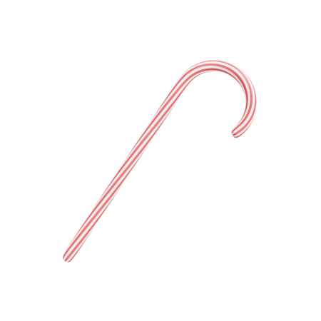 Candy Cane  3D Icon