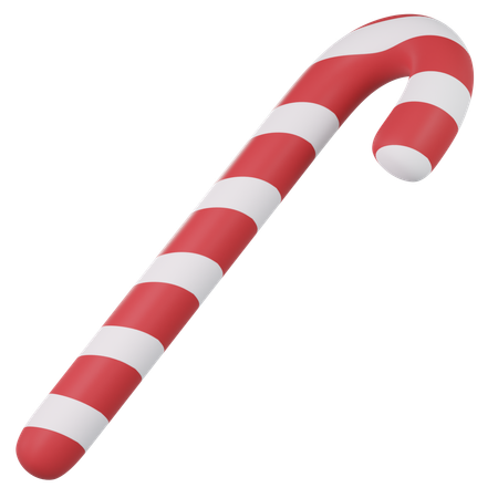 Candy Cane  3D Icon